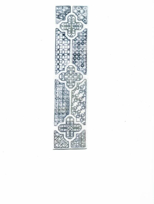 Blackwork Bookmark