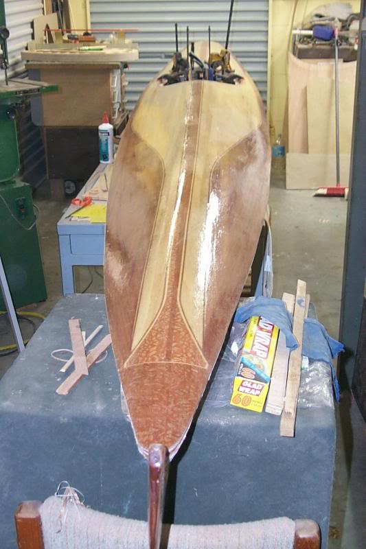 under construction deck from bow