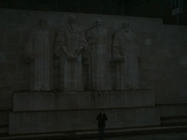 The Wall of Reformation... With Little Lea