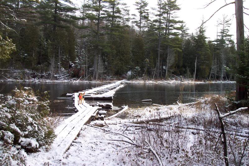 Catwalk...Errrr ...I Mean Dogwalk Over Lake Jimmy