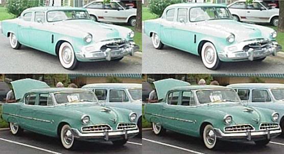 chopped sedan and scenic cruiser montage