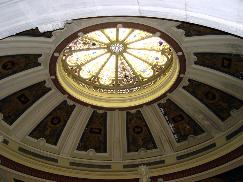 The Interior of the Hudson County Court House Dome in J...