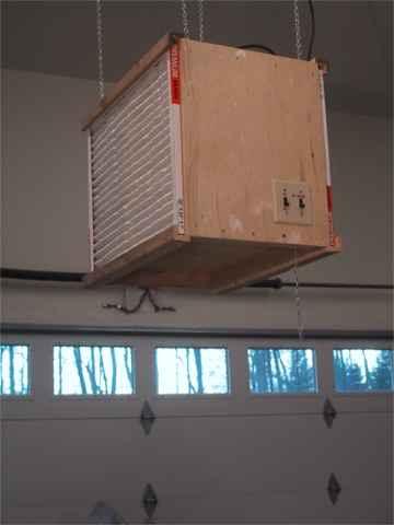 hanging from ceiling