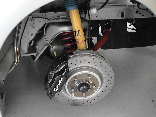Brakes on a Saleen