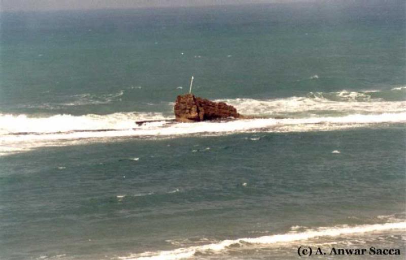 Adams Rock - Jaffa shore