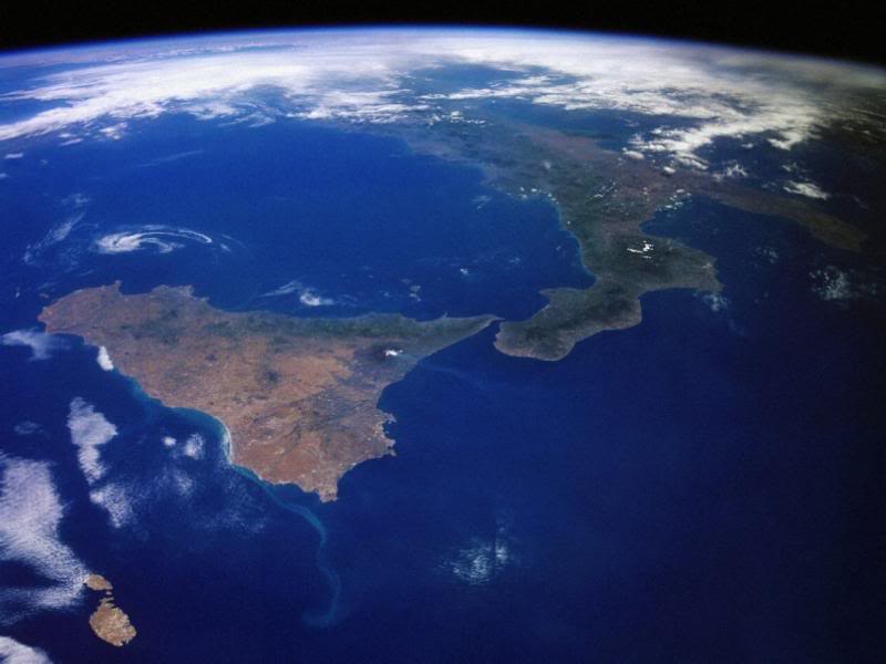 Sicily and the Toe of Italy