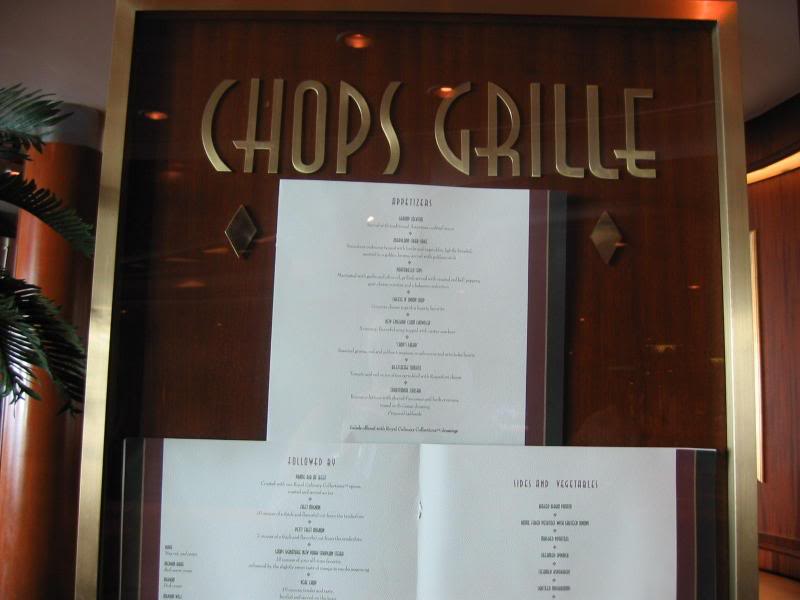 Chops Menu