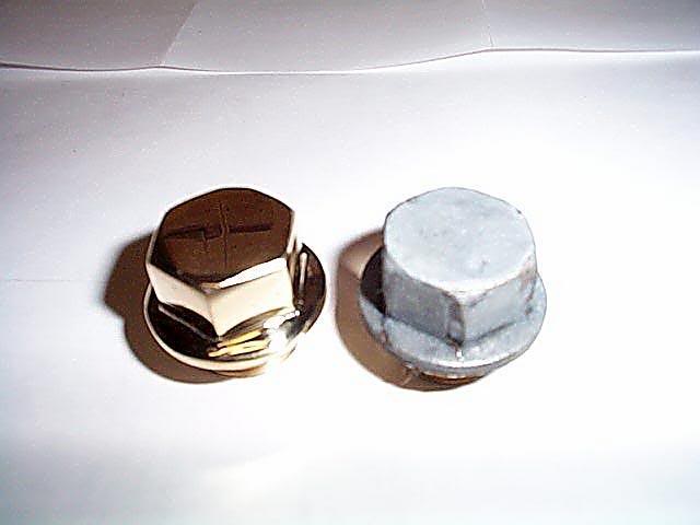 Polished fill cap vs weathered cap