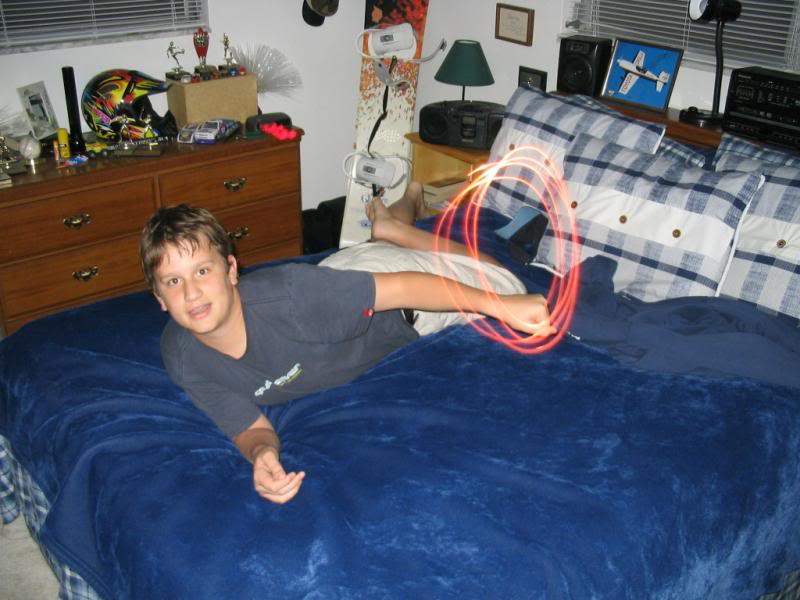 little bro with his magical wond