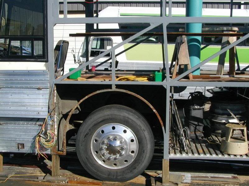 I ended up replacing all wheel wells