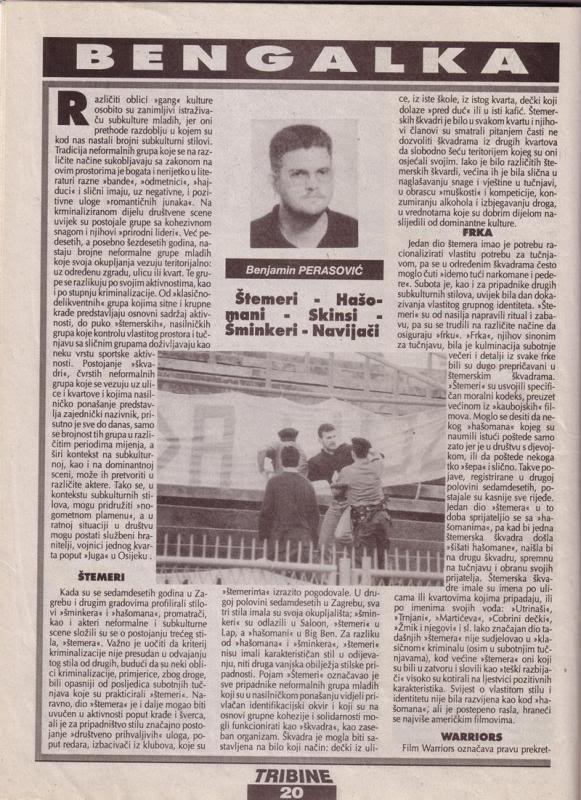 bengalka- sociologija nakon mamurluka