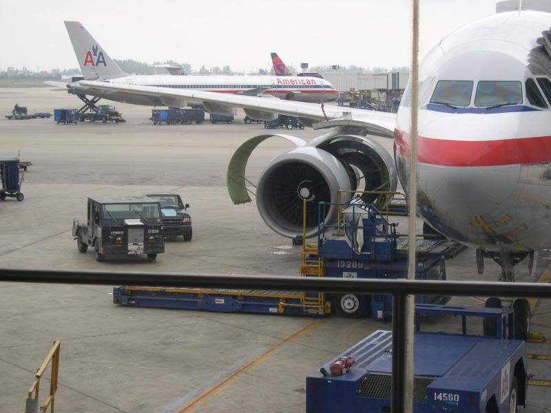 Our flight was a bit delayed...