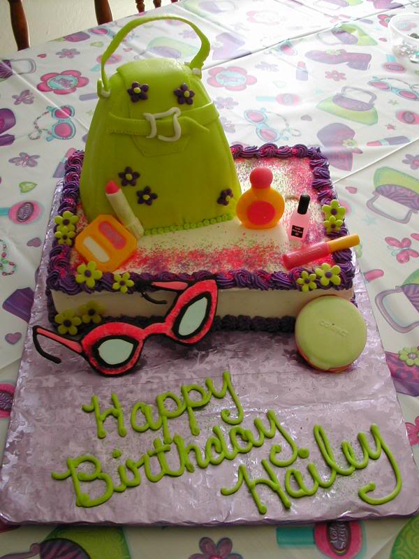 Glamour birthday cake