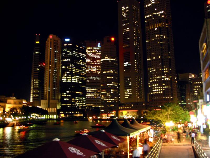 Alfresco dining @ Boat Quay