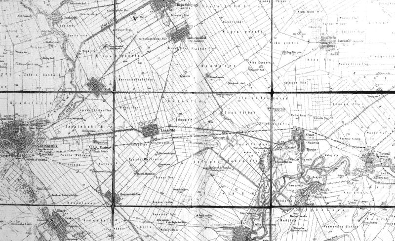 Banat---Settlem ents (villages) east of Zrenjanin