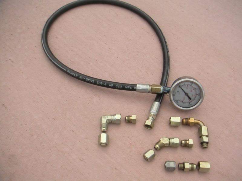 High Pressure Gauge hose and fittings - 2 -