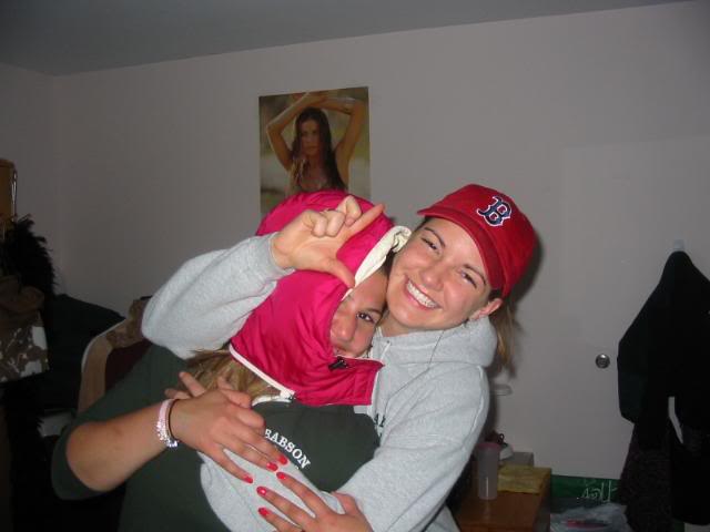 Meg and danielle and my hood