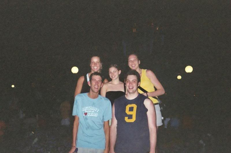 In front of the castle