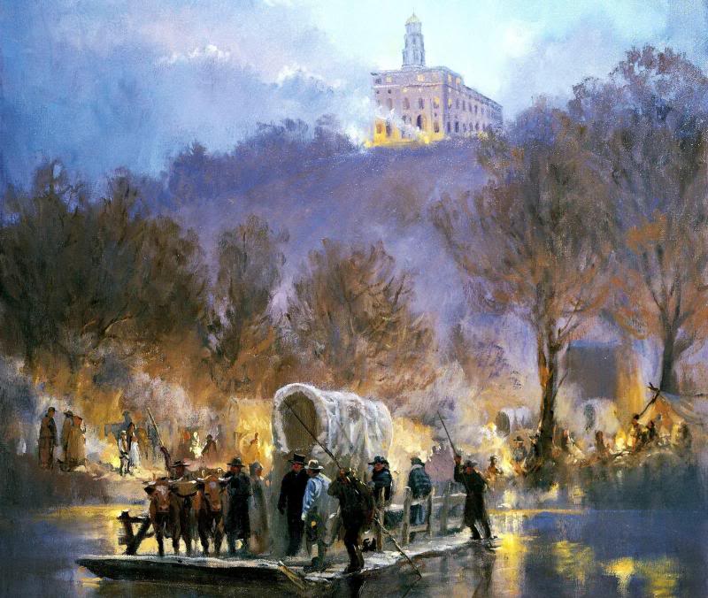 Church members flee Nauvoo