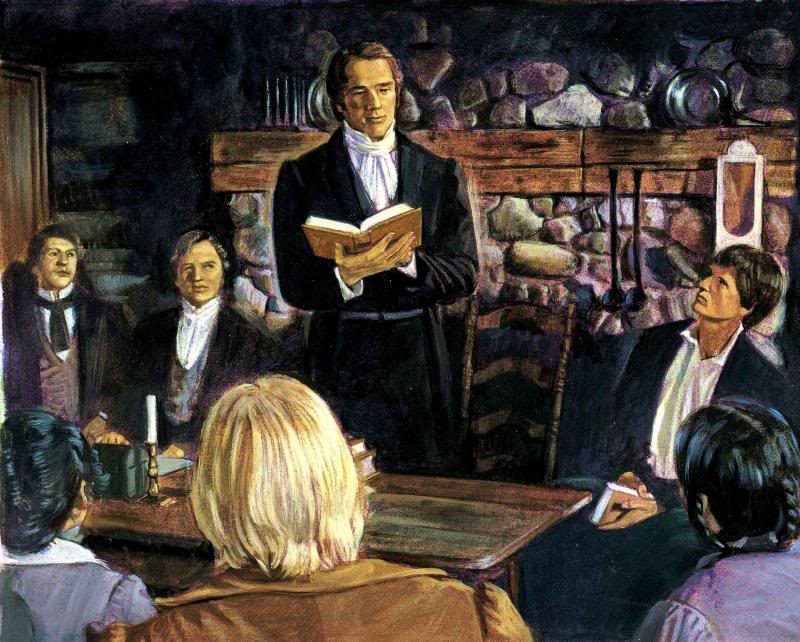Joseph Smith organizes The Church