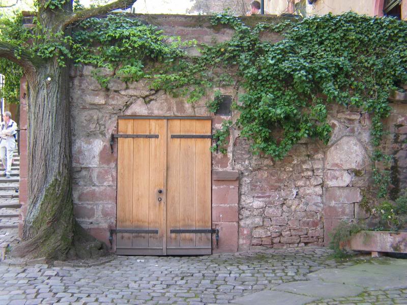 It's a wall and a door