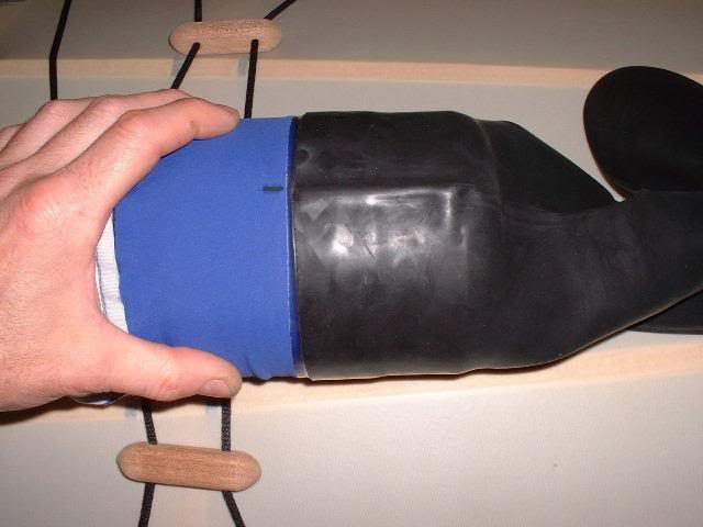 Slip the New Seal/Sock in Place