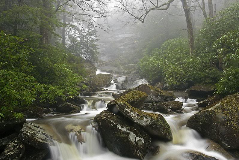 RAMSEYS CASCADES GREAT SMOKY MOUNTAIN NATIONAL PK USA