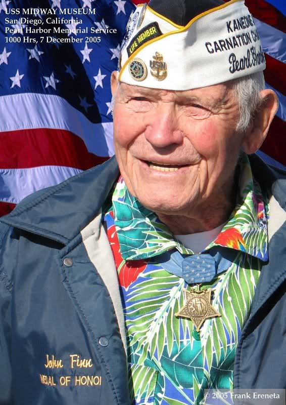 LT John W. Finn, USN (Ret.), MEDAL OF HONOR, Public App...