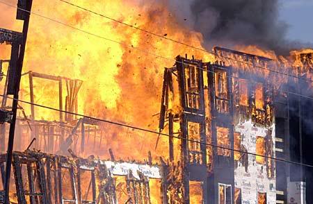 Across from our apartments