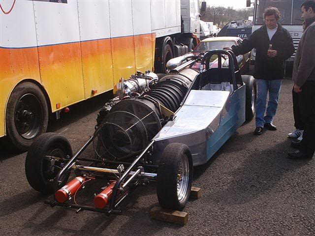 Harrier jump jet engine replaces the passenger seat