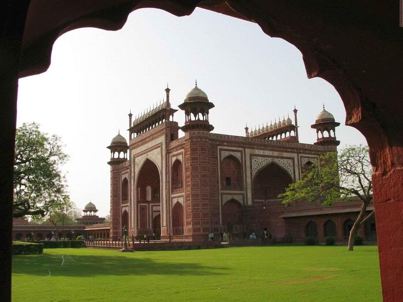 IMG_4311ac Agra Taj Mahal Persian Style Monumental Gate