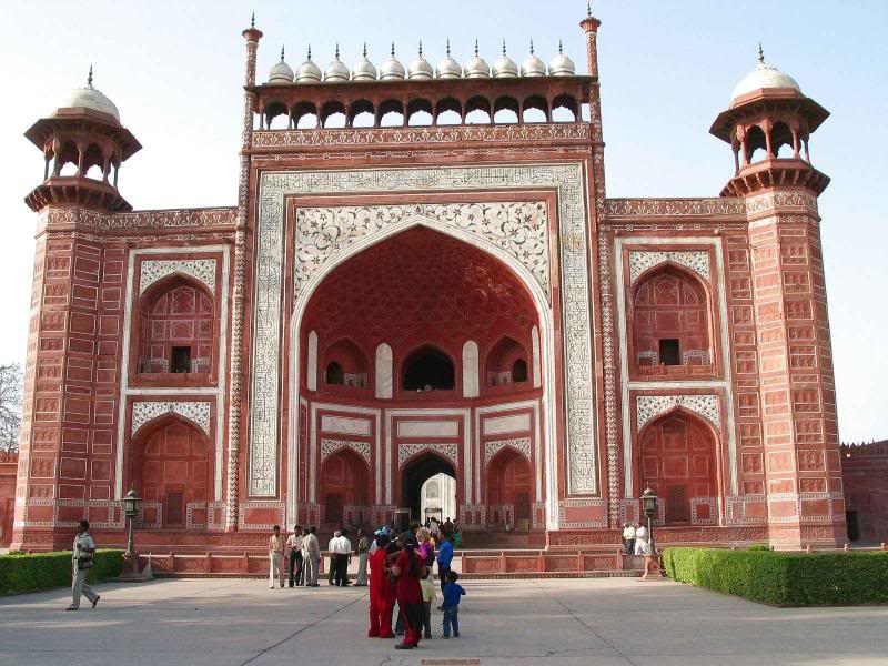 IMG_4314ac Agra Taj Mahal Persian Style Monumental Gate