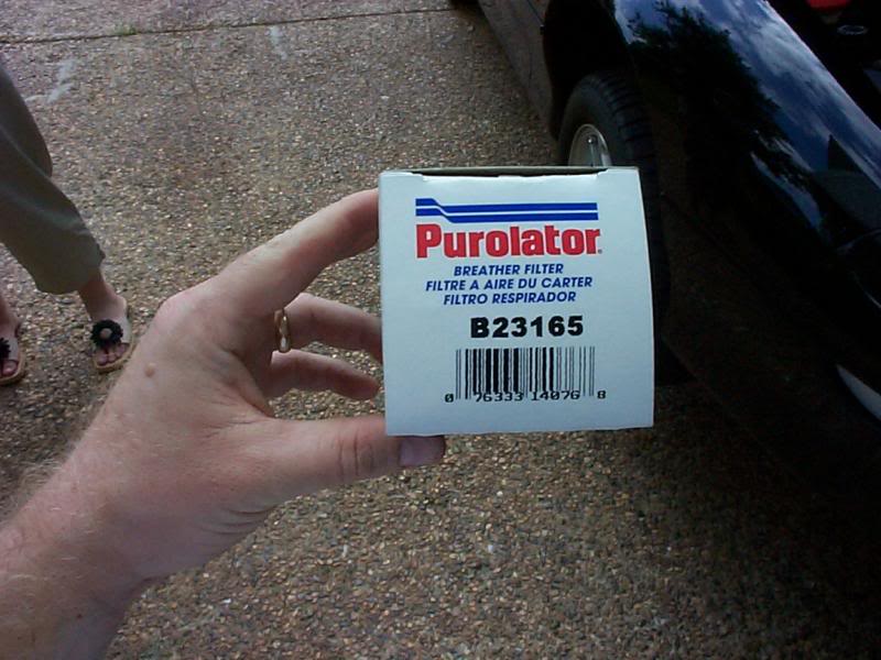 Breather filter part number