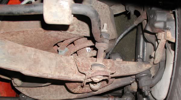 front suspension left