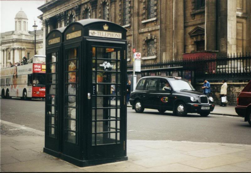 Black Phone Booths
