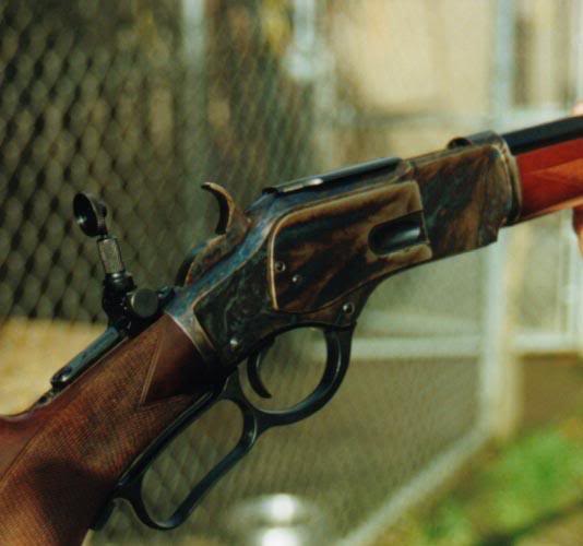 Rifles-'73 w-peep sight