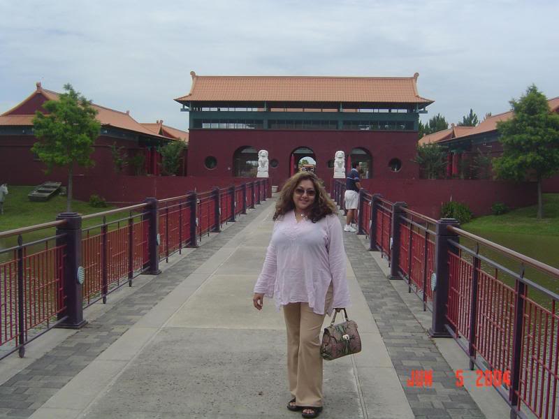 Ayesha at front entrance