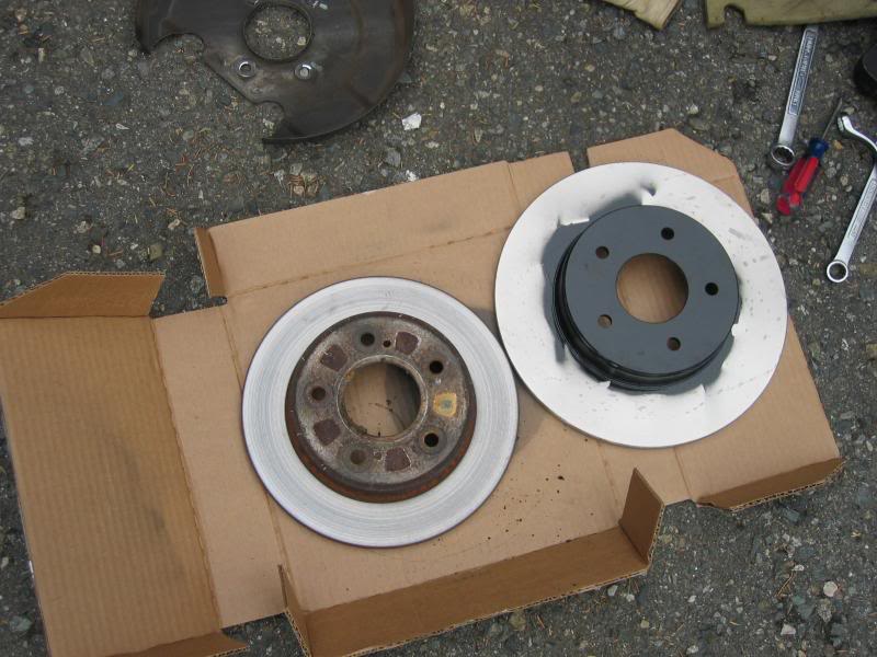 Old vs new rotors
