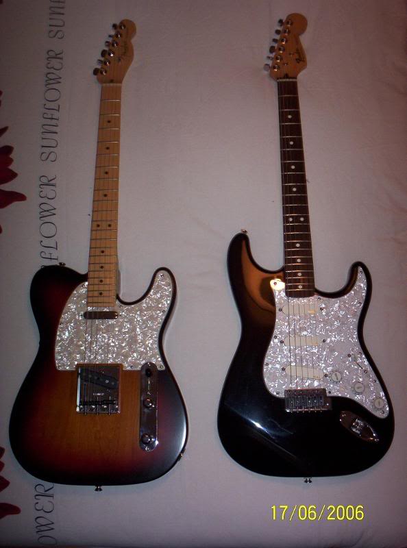 Fenders w/ Graphtech bridgesaddles(n o strings wear any...