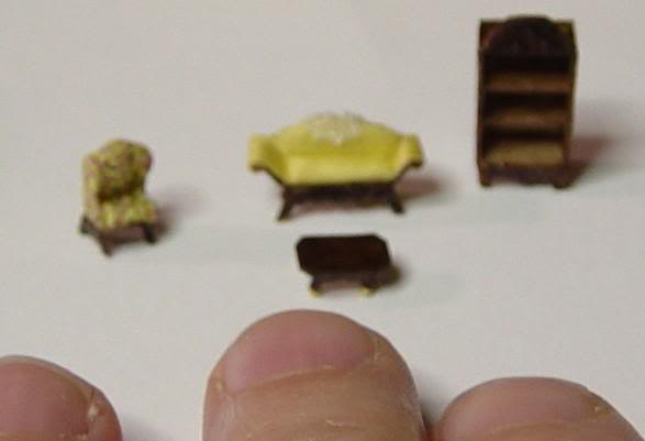 parlor furniture size