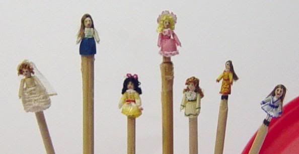 toothpick dolls