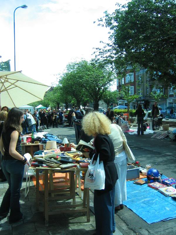 Community Street Sale in Brussels