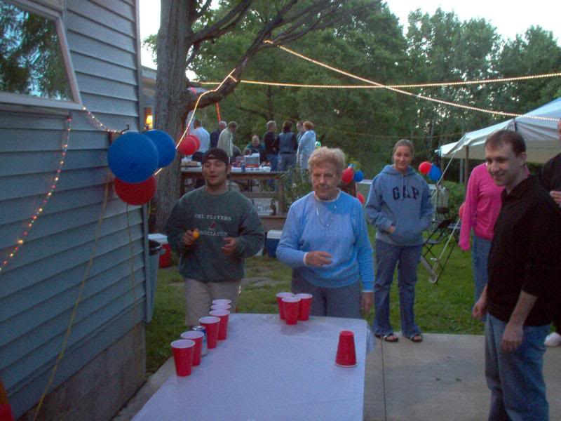 Grandma Salhoff havin a good time