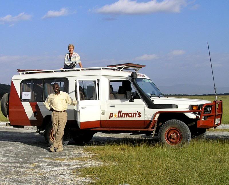 Gina & Guide in Kenya Africa