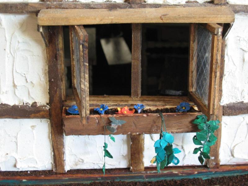 1st floor window flower box