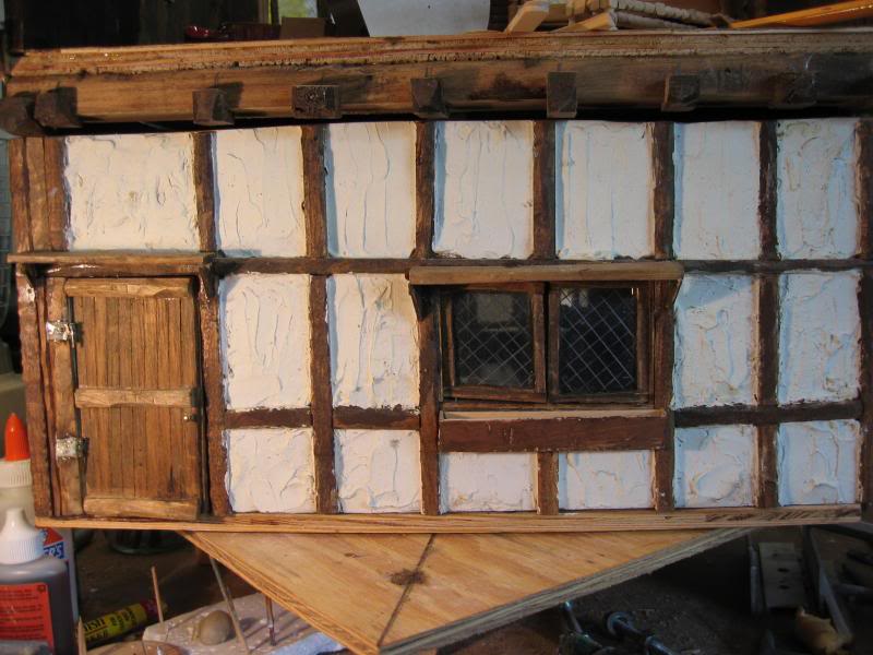 front of Tudor house