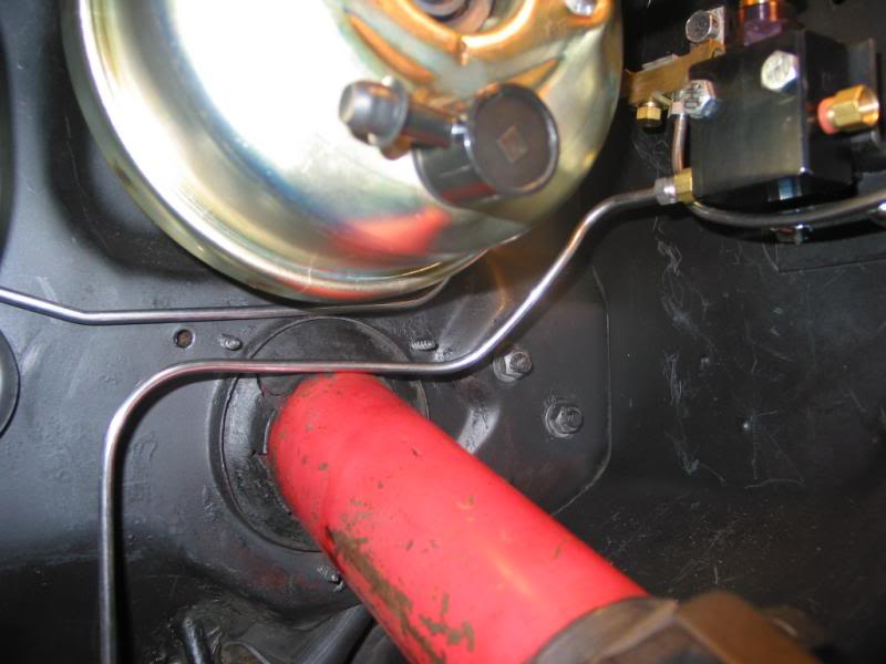 Roughing in main line to prop valve