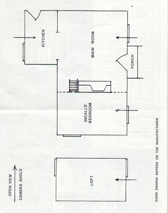 Opening Scene Replicas - Little House Floor Plans