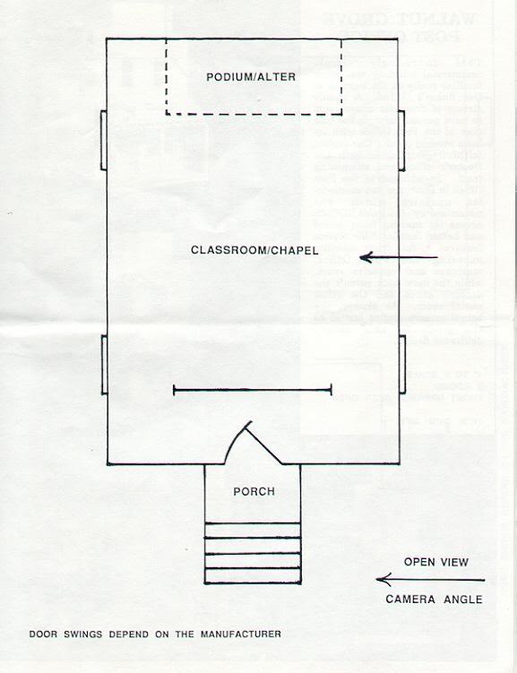 Opening Scene Replicas - Schoolhouse Floor Plan