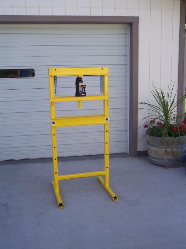 Shop built 10-ton press